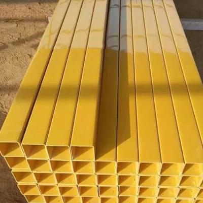 China Moisture Proof FRP Square Pipe Insulation Pultrusion FRP Column for sale