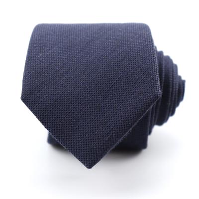 China 100% Good Selling Businessman Blue Handmade Solid Woven Pattern Mixed Nice Quality Silk Canvas Wholesale Necktie for sale