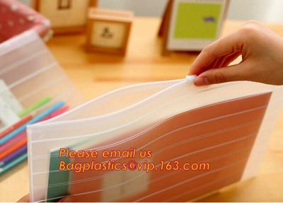 China transparent clear PVC Slider zipper bag plastic bag with zipper, Vinyl Slider Red Zipper Clear PVC Bag, Printed PVC LDPE for sale