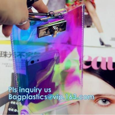 China Transparent Clear Bag Wallet Purse, Clear rubber tote bag zipper wallet pvc beach bag, travel wallet PVC clear giant pas for sale