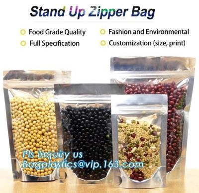 China Snack Zipper Bags Food Packaging Stand Up Zip lockk Pouch,PACK flexible stand up pouch with zipper packaging bag for food/ for sale