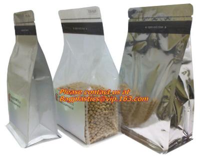 China zipper silver plastic foil bag, Aluminum Foil packaging Bag, Aluminum Foil bag, Aluminum for sale