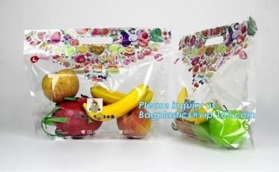 China Portable bag perforation fruit bag supermarket grape packaging bag, Venting Hole Fresh Fruit & Vegetable Packaging Plast for sale