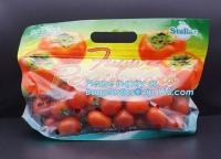 Cina Reclosable Fresh Fruit Cucumber Packaging Bag with Air Hole, Fruit Protect Peach Bag/kiwi Fruit Bag, fresh fruit bag wit in vendita