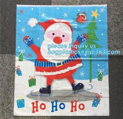 China Large Santa Sacks Cotton Bags 100%Cotton Christmas Drawstring Bag,Christmas socks gift bag,Santa Sack For Decoration pac for sale