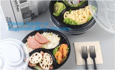 China Food Grade Plastic Sushi Tray Set Full Printed Sushi Trays With Lids Customize Available,disposable packing plastic food for sale