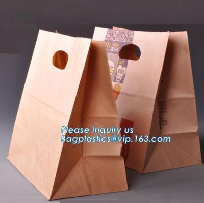 China 60gsm Oil-Proof Food Kraft Paper Packaging Bread Bag,food brown kraft paper bag sandwich bag bread bag, BAGPLASTICS, PAC for sale