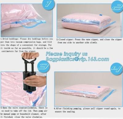 China comforter storage bag, home storage spacesaver bags, compressed bag underwear, home storage vacuum space bag, closet spa for sale