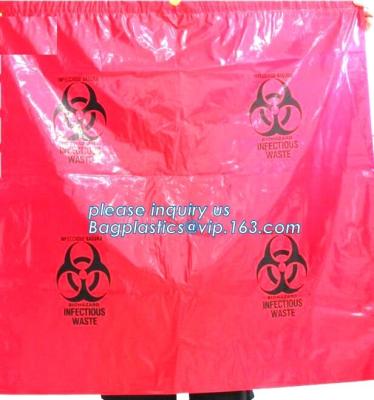 China Customized Biohazard Waste Bag, autoclavable ldpe medical biohazard waste plastic bags, Biohazard Waste Disposal Bags, H for sale