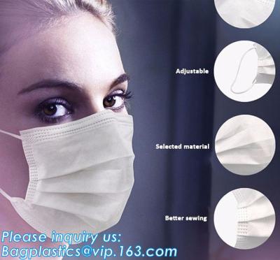 China FDA approval medical non woven surgical disposable 3 ply earloop face mask,Disposable 3ply medical earloop face mask for sale