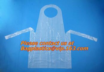 China pe disposable apron in kitchen household,chef disposable plastic aprons,Cheap price plastic disposable apron BAGEASE for sale