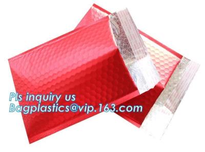 China Factory customized waterproof poly mailers bubble padded envelope mailing bags for present shipping, bagplastics, bageas for sale