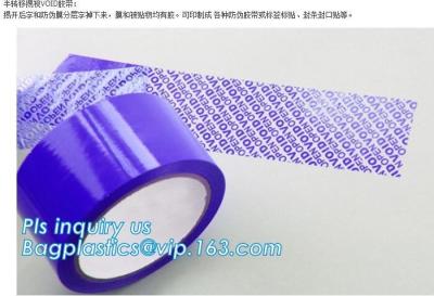 China envelope warning void sealing tape,high-performance tamper evident security void open tape,Tamper Evident VOID OPEN Tape for sale