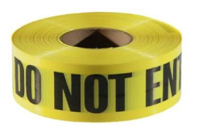 China Caution Warning DANGER Tape Caution Tape Roll 3-Inch Non-Adhesive Sharp Red Color Warning Tape,Safety Caution PVC Materi for sale