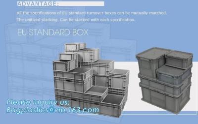 China Multi-purpose Euro logistics plastic box ; Plastic turnover box, pp corrugated sheet Box plastic transport box turnover for sale