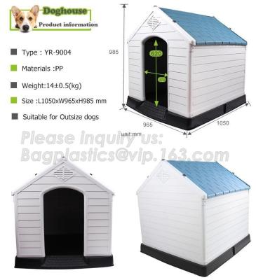 China New Style Outdoor Breathless Removable Dog House Plastic Three Sizes Plastic Dog House, Cat Dog House Of Pet Home, bagea for sale