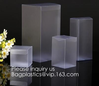 China pvc box Clear PVC box with foil stamping  Alternatives to acrylic box pvc box Clear PVC box & offset printing  Alternati for sale