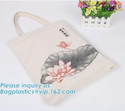 China Promotional eco friendly natural handled organic cotton bag,cotton shopping bag,cotton tote bag,Printed Handled Style Co for sale