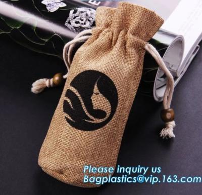 China Custom cheap wedding favor gift packaging drawstring burlap jute pouch bag,drawstring jute bag burlap shopping bag new s for sale