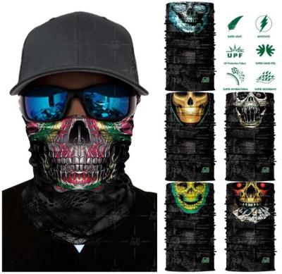 China custom made digital sublimation polyester colorfast printed bandana,custom headwear printed seamless neck tube polyester for sale