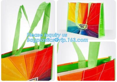 China Eco Friendly Shopping Folding Non Woven PP Bag,Waterproof Bulk Laminated Tote Bag/ Shopping Bag/PP Woven Bag with pack for sale