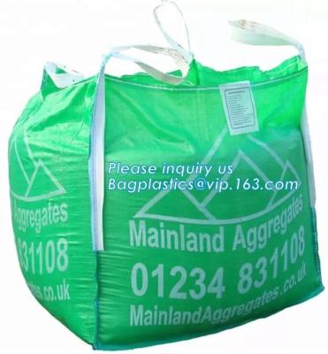 China FIBC big bag 1000kg/Polypropylene woven sand bags/super sacks 1500kg for construction,PP woven bulk big ton bag jumbo ba for sale