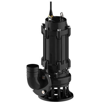 China WQ Large Power Sewage High Head Gasoline Coupling Submersible Sewage Pump 20 Hp for sale