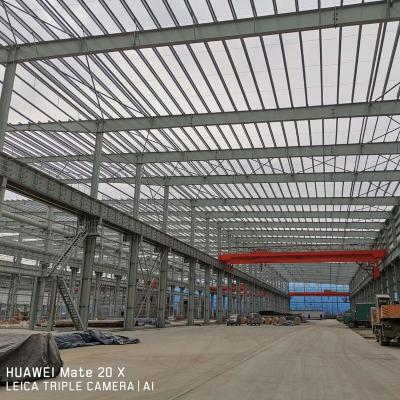 China Workshop Light Metal Building Construction Gable Frame Prefabricated Industrial Steel Structure Manufacturer for sale