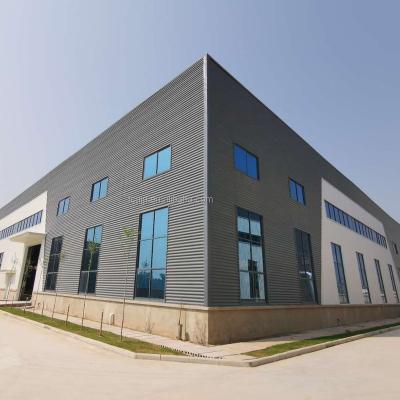 China Steel Workshop Steel Structure Frame Commercial Office Building Construction Steel Truss Prefab Warehouse Construction With DrawingHot SA for sale