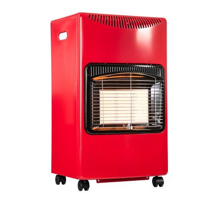 China Small Red Indoor Indoor Gas Stored Heater Infrared Gas Freestanding Portable with Propane LPG Natural Gas for sale