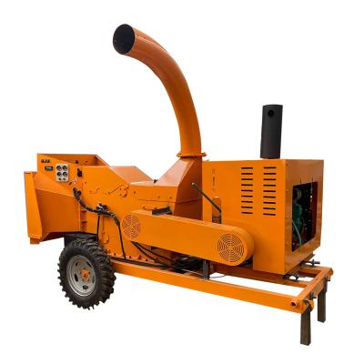 China Manufacturing Plant Strong Driving Force Diesel Wood Chipper Shredder Low Consumption Tree Branch Wood Crusher Hydraulic Wood Cutting Machine for sale