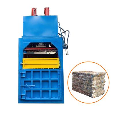 China Machinery & Hardware Hydraulic Vertical Waste Paper Baler Cardboard Box Baling Press Carton Compress Baler Packing Machine for sale