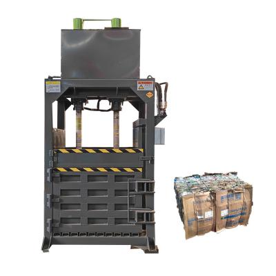 China Machinery & Hardware Waste Paper Vertical Hydraulic Cardboard Box Baler Textile Cloth Recycling Baling Machine Scrap Foam Plastic Compress Baler for sale