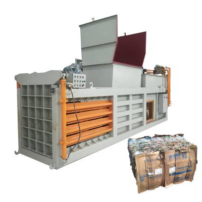 China Machinery & Hardware Horizontal Automatic Waste Paper Plastic Film Bottle Baler Machine  Straw Scrap Balling Press Plastic Automatic Baler Machine for sale