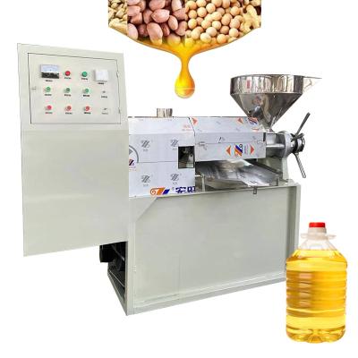 China High Oil Yield Efficiency 200-280 kg/h Mini Oil Press Machine Sunflower Sesame Oil Cold Press Machine palm oil press machine for sale