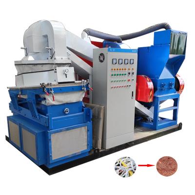 China Machinery Repair Shops Cable Processing Machine Granulator and Shredding machine 99% Recycling Rate Automatic Scrap Cable Wire Recycling for sale