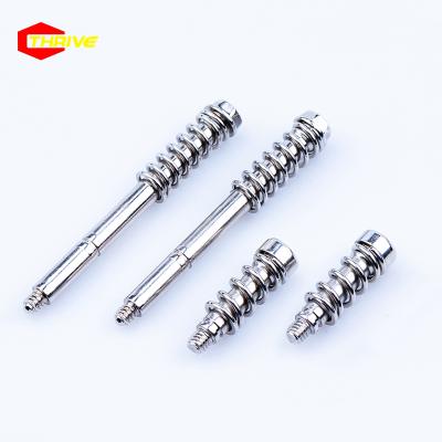 China Stainless Steel Heatsink Setting Bolt Custom Size CPU Spring Heatsink Screws Spring Screw For PC Fan for sale