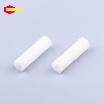 China Nylon Insulated Plastic Hex Bolt Threads Nylon Female Screw Standoff Spacer for sale