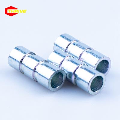 China M2 M3 M4 M5 Aluminum Standoffs Hex Standoff Spacers Threaded Pan Hole Slotted Head Cylindrical Barrel Nut for sale