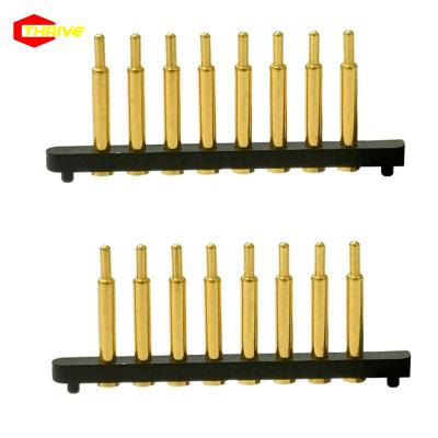 China SMT Automatic Lathe Parts Assembly Spring Gold Plated Pogo Pin for sale