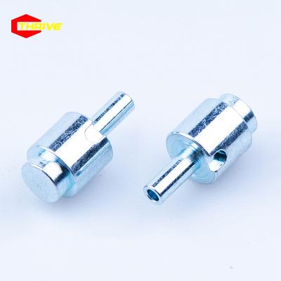 China CNC Aluminum Miniature Special Shaped Tower Connector Circuit Breaker Hardware Precision Turning Parts for sale