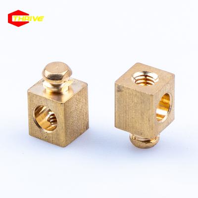 China Aluminum Brass CNC Lathe Precision Hardware Coating Wire Stainless Steel Intelligent Terminal Factory Machining Parts for sale