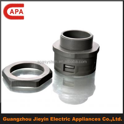 China IP66 Waterproof Industry Automation Nylon / Flexible Hose Plastic Connectors With Locnut / Pipe Fittings for sale