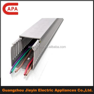 China Solid Smoke Low Slotted RoHS Approved Cable Tray And Trunkings Wirng Conduit for sale