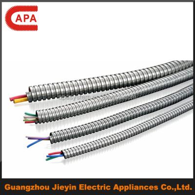 China 20mm Diameter Flexible Metal Steel Corrugated Tube For Electric Wire for sale