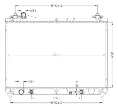 China OE 17700-65J10 NISSENS 64199 for SUZUKI GRAND Auto Radiator by Reliability & Performance for sale