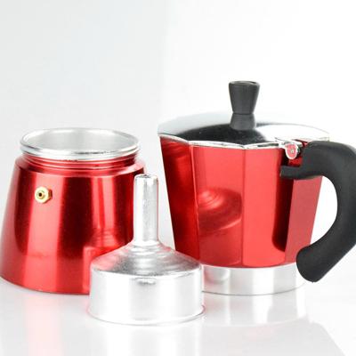 China Hot Selling Viable Factory Price Mocha Espresso Italian Coffee Maker Portable Induction Pot 6 Cup Coffee Mocha Pot for sale