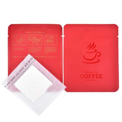 China Japanese Traditional Food Maker Packaging Bag Aluminum Bag Packing Machine Ear Drip Coffee Hanging Filter Bag With Valve for sale