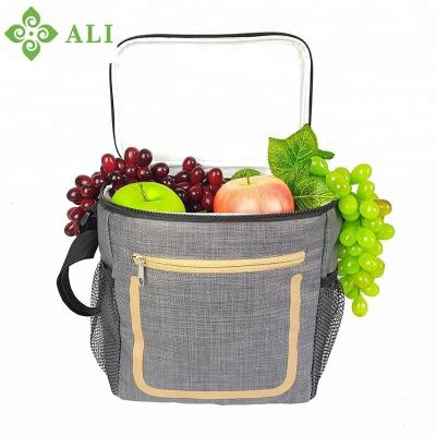 China Factory Wholesale Folding Waterproof Medium Cooler Bag, 30-Can 16L Insulated Waterproof Picnic Lunch Bag for sale