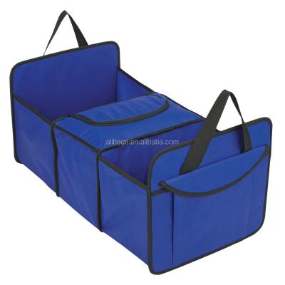 China Collapsible Collapsible Car Trunk Organizers with Cooler Bag for sale